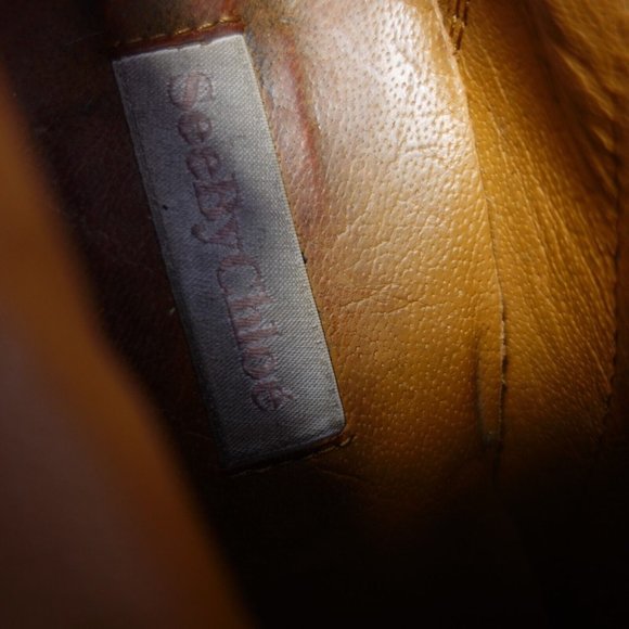 See By Chloe Boots Women Leather Size 36.5 Black Western Ankle Booties Fringes 6 - Picture 13 of 15